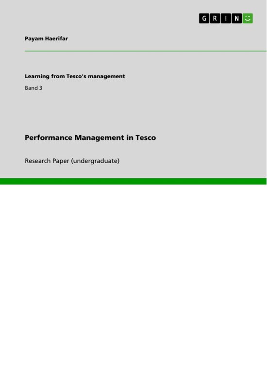 Performance Management in Tesco - cover