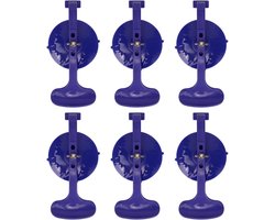 Allecto plus - Set van 6 Zuigklemmen voor Sterke Zuigkracht | Glasreparatie en Lijmtool voor Auto en Huishouden