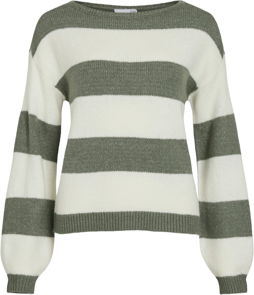 VILA - VIJOLA L/S BOATNECK KNIT PULLOVER/KA - Dames - Gebreide truien