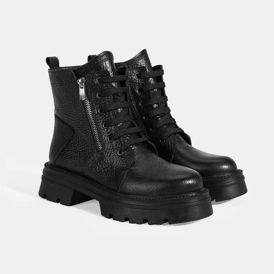 DESA Bottes Cuir Noir Femme Astuce de chaussure: rond Taille: 39 EU