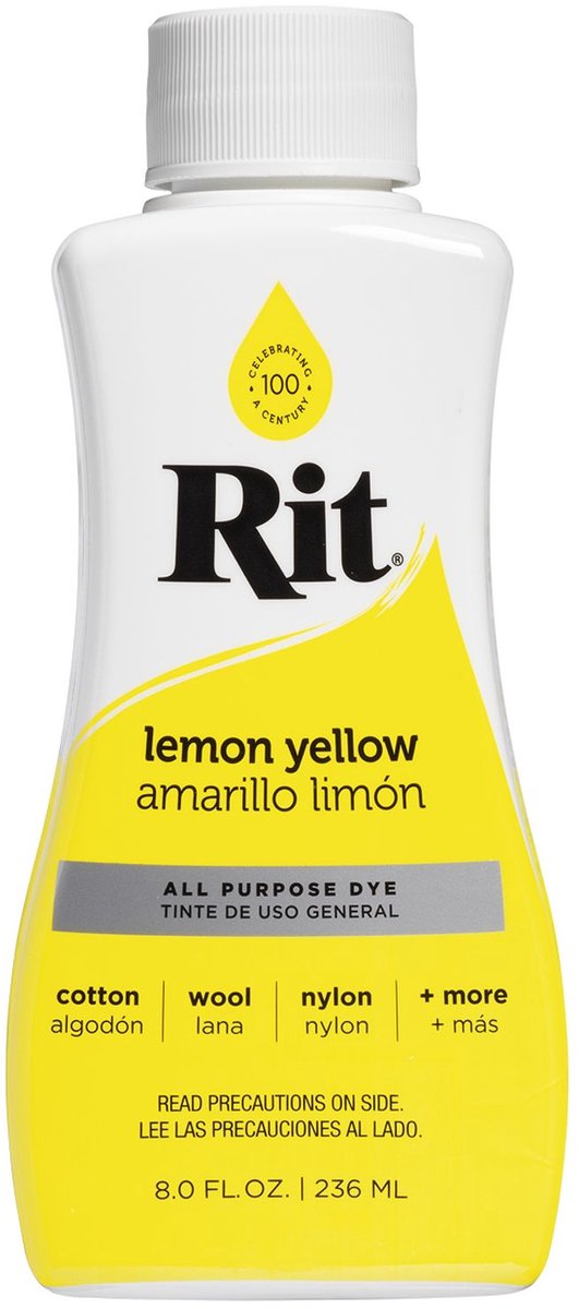 Textielverf Rit Dye Lemon Yellow