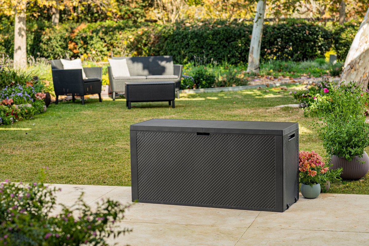 Keter Emily Opbergbox - 118x45x57 cm - 270L - Grafiet