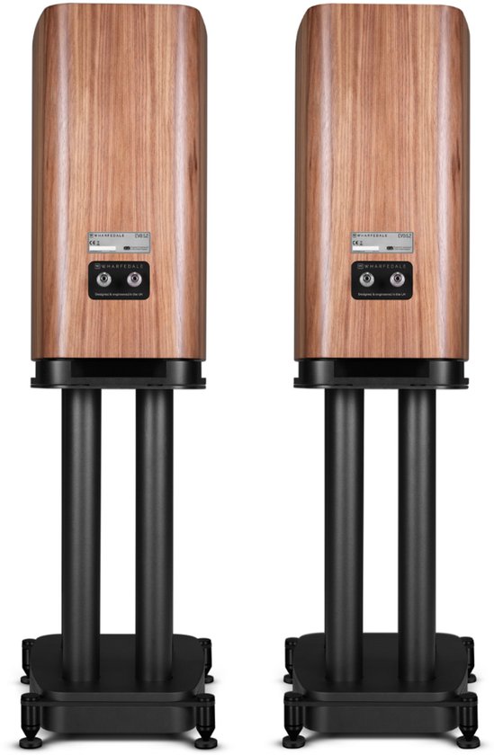 Wharfedale EVO 5.2 Boekenplank Speakers met stands - Hifi Stereo Set - Passieve Speaker - 3-Weg Luidsprekers - Walnoot van Wharfedale — afbeelding 3