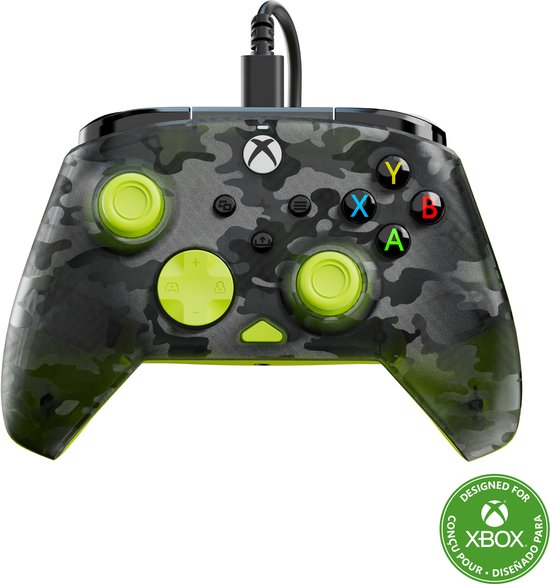 Turtle Beach Rematch Core - Manette - PC, Xbox Series|S, Xbox One - Ghost Camo - Noir/ Yellow