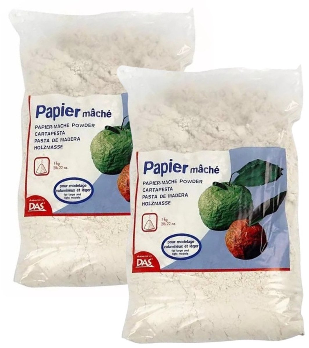 Das Papier maché lijm - 3x kilo - hobby materiaal - knutselen - mengen met water