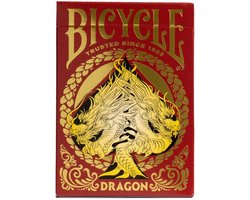 foto van Bicycle Dragon Red - Premium Speelkaarten - Poker - Ultimates - Collectible
