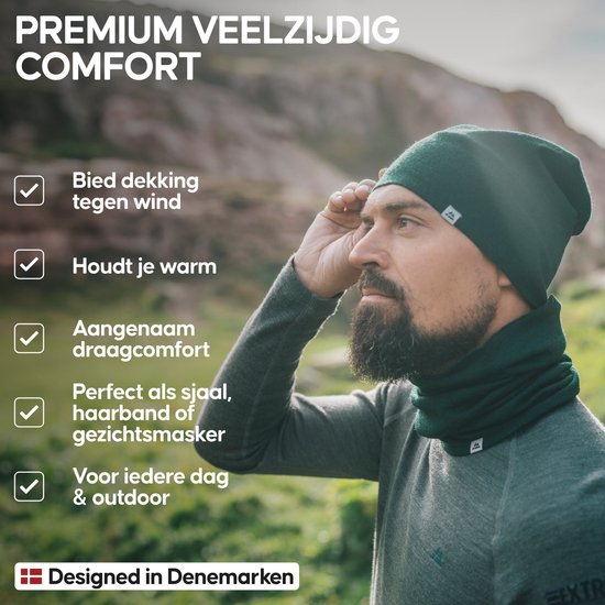 Konges Slojd Nunu neck warmer chipmunk nekwarmer sjaal col fleece bruin