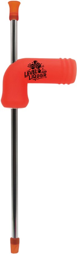 LevelUpLiquor Bier snorkel - Rood - Scuba Bier - Ook voor grote flessen - Bier Dispenser - Bier cadeau - Attributen - Dranktrechter - Drankspel - Bier Pong - Feest - Bier Accessoires - Bierriet - Bier atter - Cadeau - Carnaval - Feestpakketten