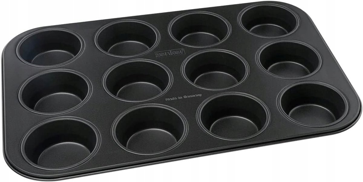 Zenker Metalen Muffinvorm voor 12 Stuks (7cm) - Bakken met Gemak