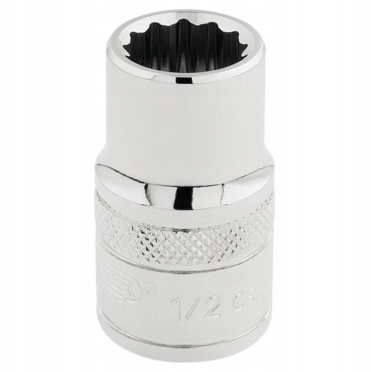 Draper EXPERT 1/2" 12-zijdige kap, chroom-vanadium staal