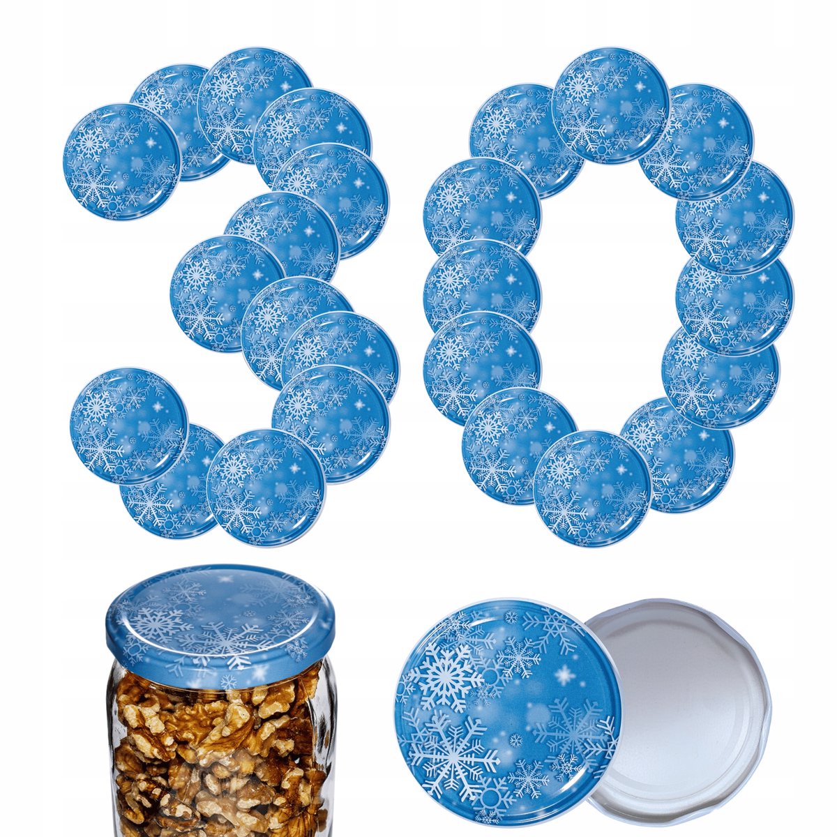 30x Twist-off Deksel 82 mm - Met cartridge