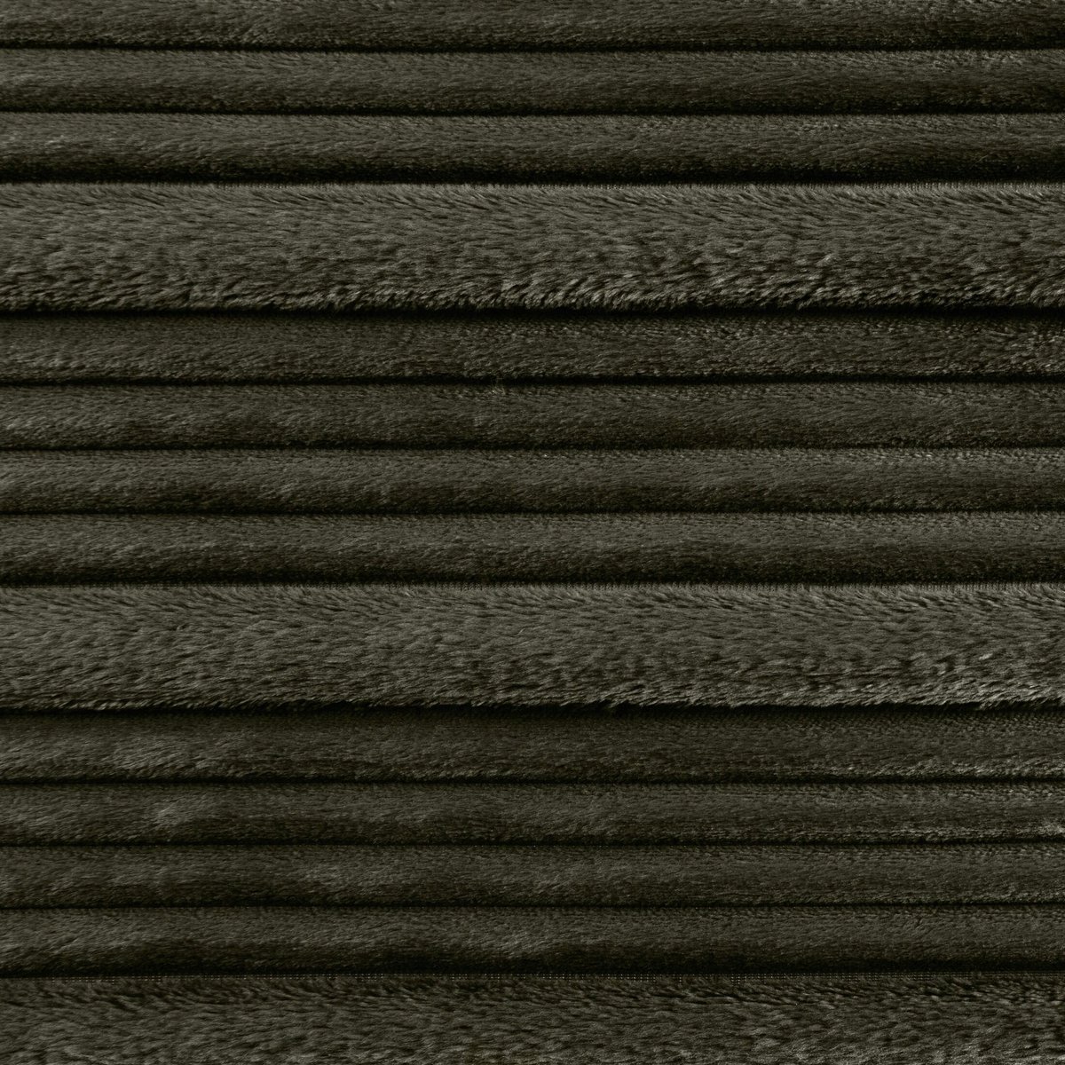 Zijdezacht Flano Plaid 200x220cm Olijfgroen met 3D-patroon