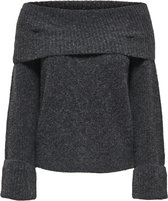 ONLY - ONLLUNA LS OFF SHOULDER PULLOVER KNT - Dames - Gebreide truien