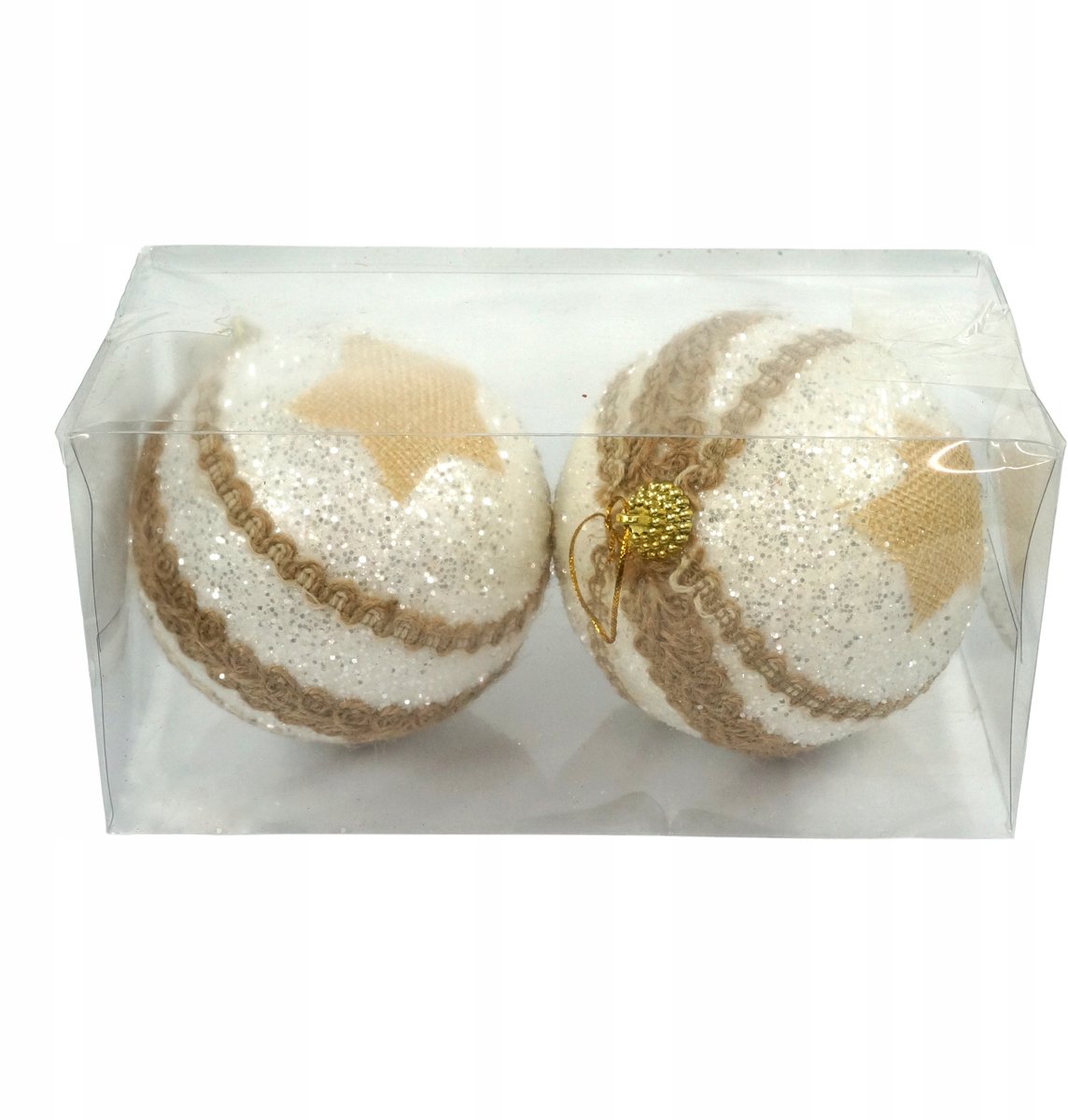 2x Kerstballen 10 cm - Onbreekbaar & Decoratief