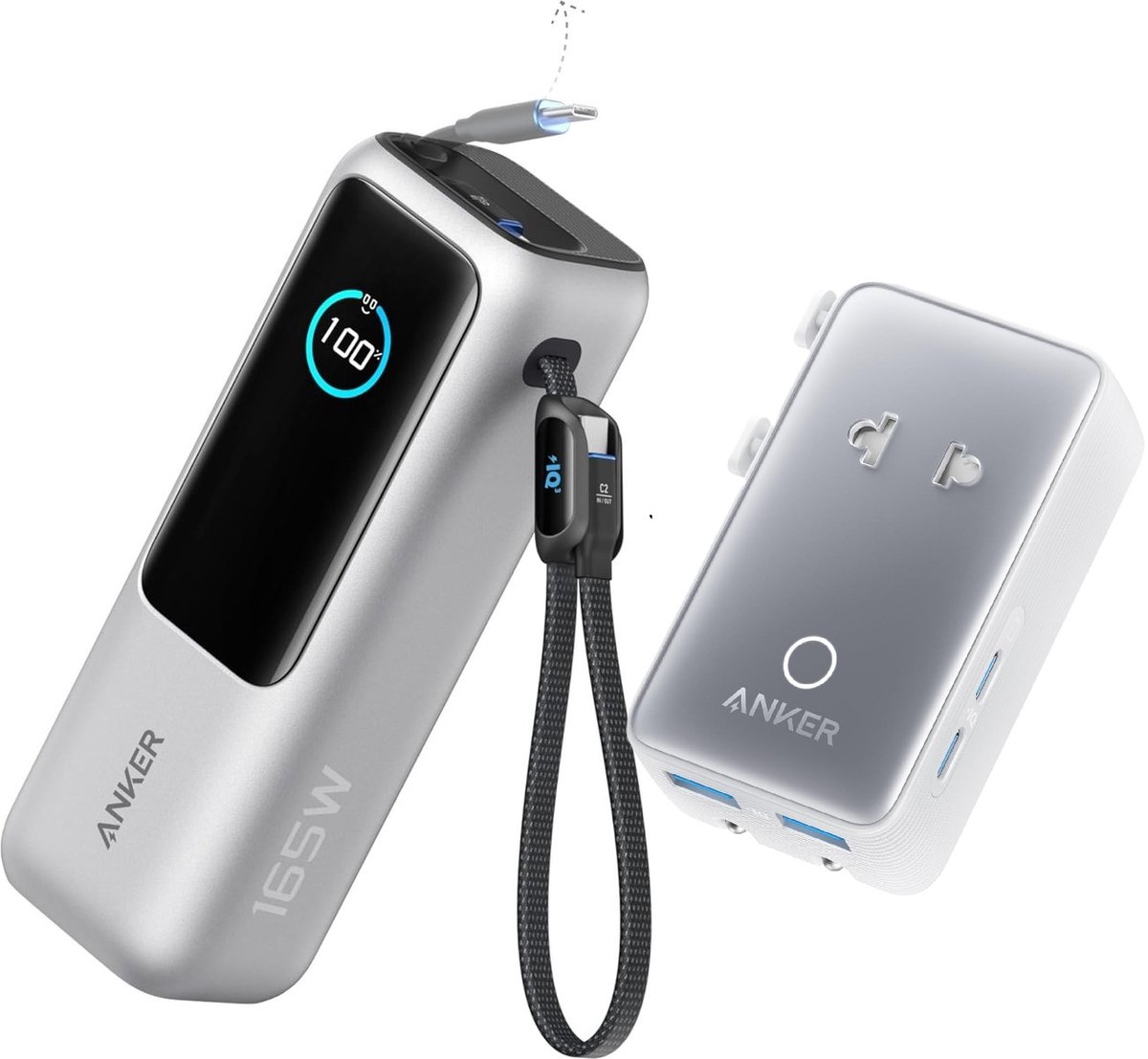 Anker PowerCore Powerbank 25.000mAh - 165W - 3x 100W USB-C - Zwart