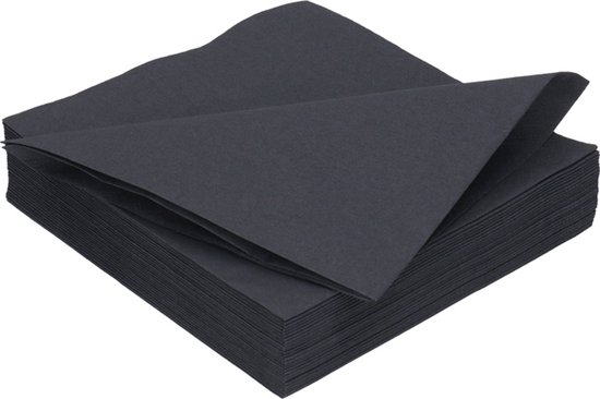 Papieren Servet Miniservis Wit 17x17cm (400 Stuks Papieren Servet Miniservis Wit 17x17cm (400 Stuks