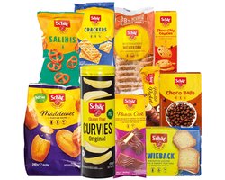 Schär Mixpakket Glutenvrij - broodproducten, pasta's, koeken en snacks - 1.885 gram