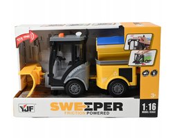 Sneeuwploeg & Zoutstrooier Vrachtwagen Speelgoed met Geluid & Licht