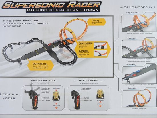 Supersonic Racer If Supersonische Racer RC Racebaan - 150x90cm | bol