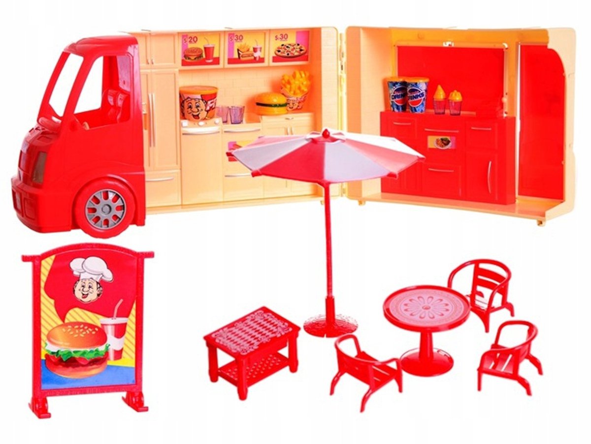 Madej Food Truck Camper Speelgoed met Licht & Geluid (86395)