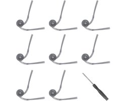 Vervangende Zijborstels Geschikt voor Roborock Qrevo Curve/Qrevo Curv/Qrevo Edge, Saros 10/Saros 10R, Qrevo Curv S5X/Qrevo Edge S5A Stofzuigerrobots