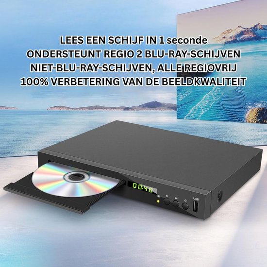MKSS® DVD Speler met HDMI - Blu Ray Spelers - Externe DVVD Speler — afbeelding 4
