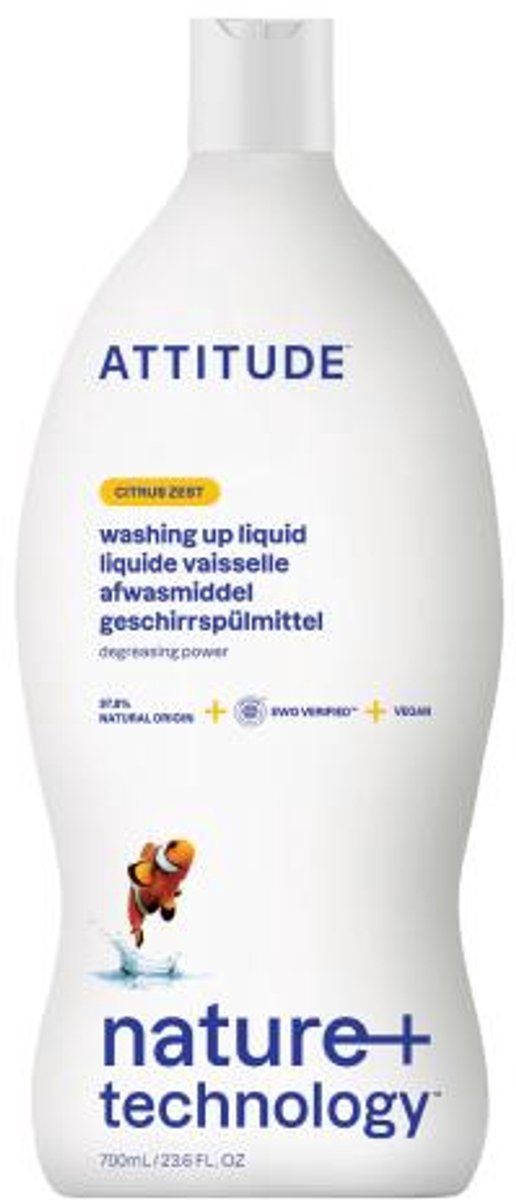 ATTITUDE Citrus Zest Afwasmiddel – ECO ECO - duurzaam