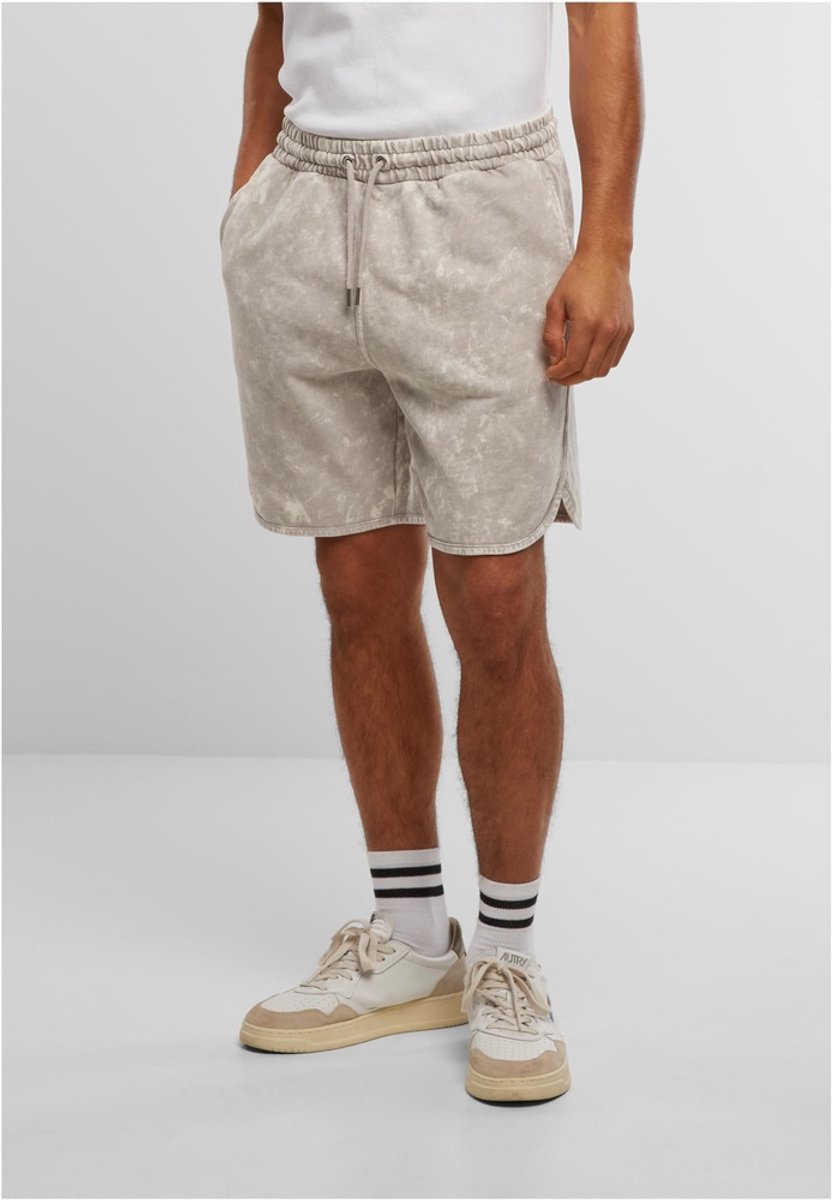Urban Classics Washed Piped Korte broek L Grijs