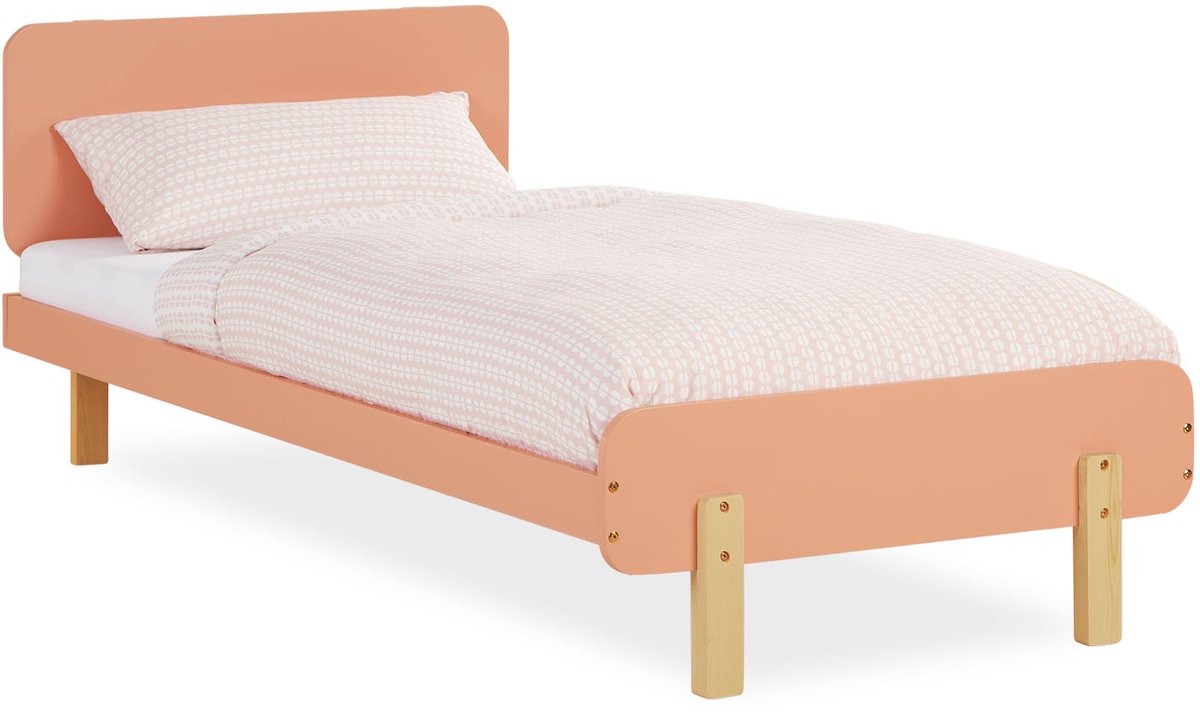 Homestyle4u Kinderbed - 90x200 cm - Houten bed - Eenpersoonsbed