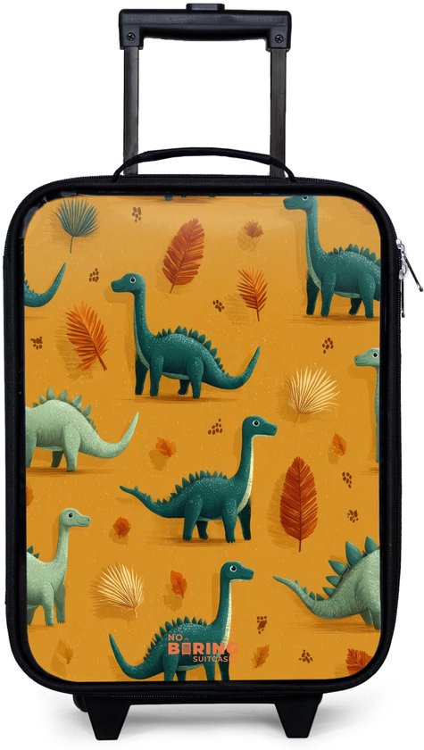 NoBoringSuitcases.com® - Valise enfant garçon - Valise trolley enfant garçon - Paysage d'automne - Valise légère pour enfant - Valise trolley de voyage pour enfant - Valise à roulettes lumineuses - Valise trolley noire