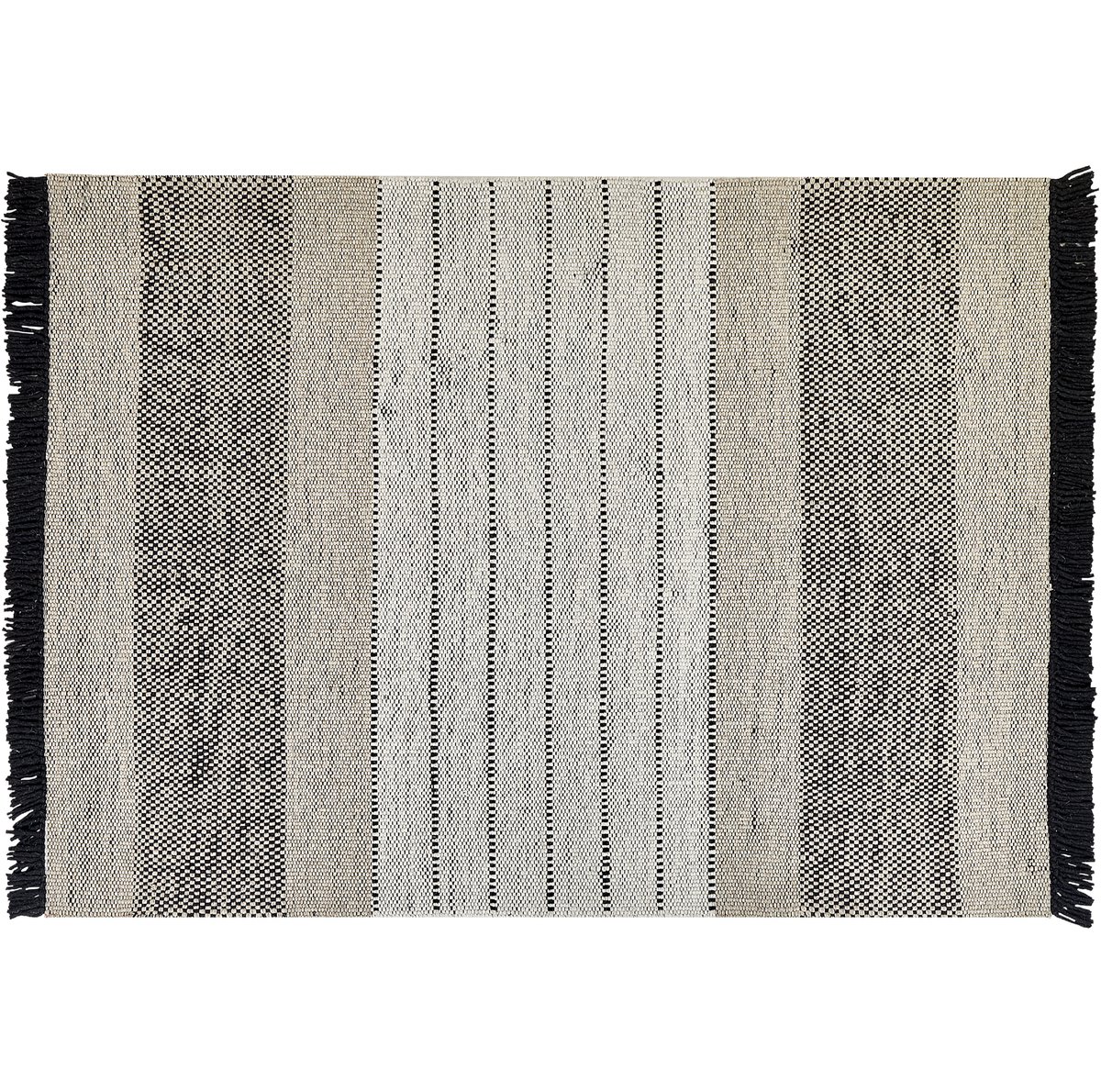 Beliani YAZLIK - Modern vloerkleed - Lichtbeige - 160 x 230 cm - Wol