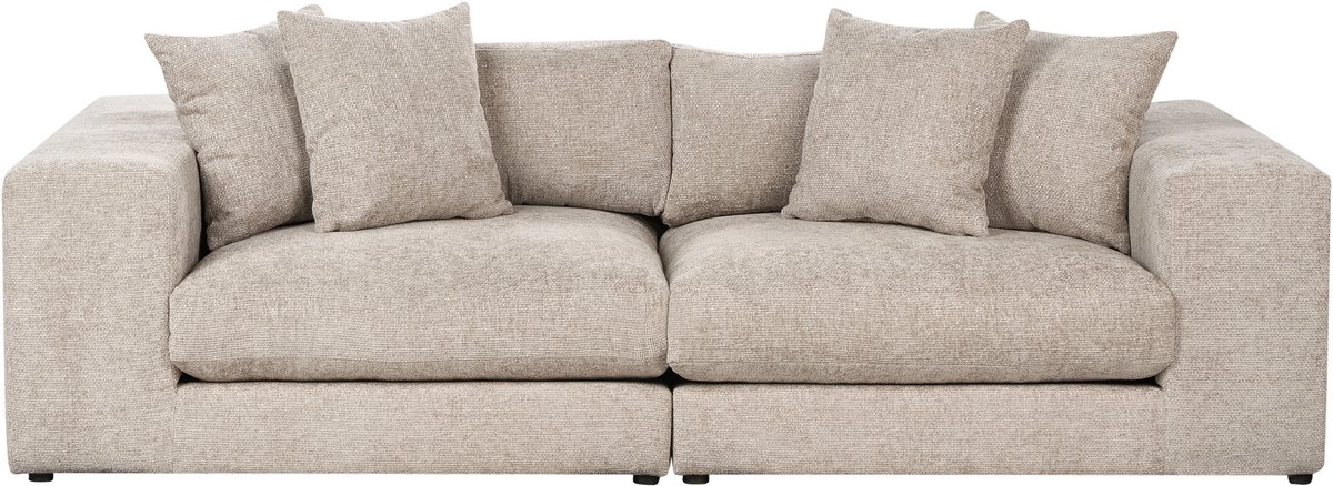 GLORVIKA II - Driezitsbank - Taupe - Polyester