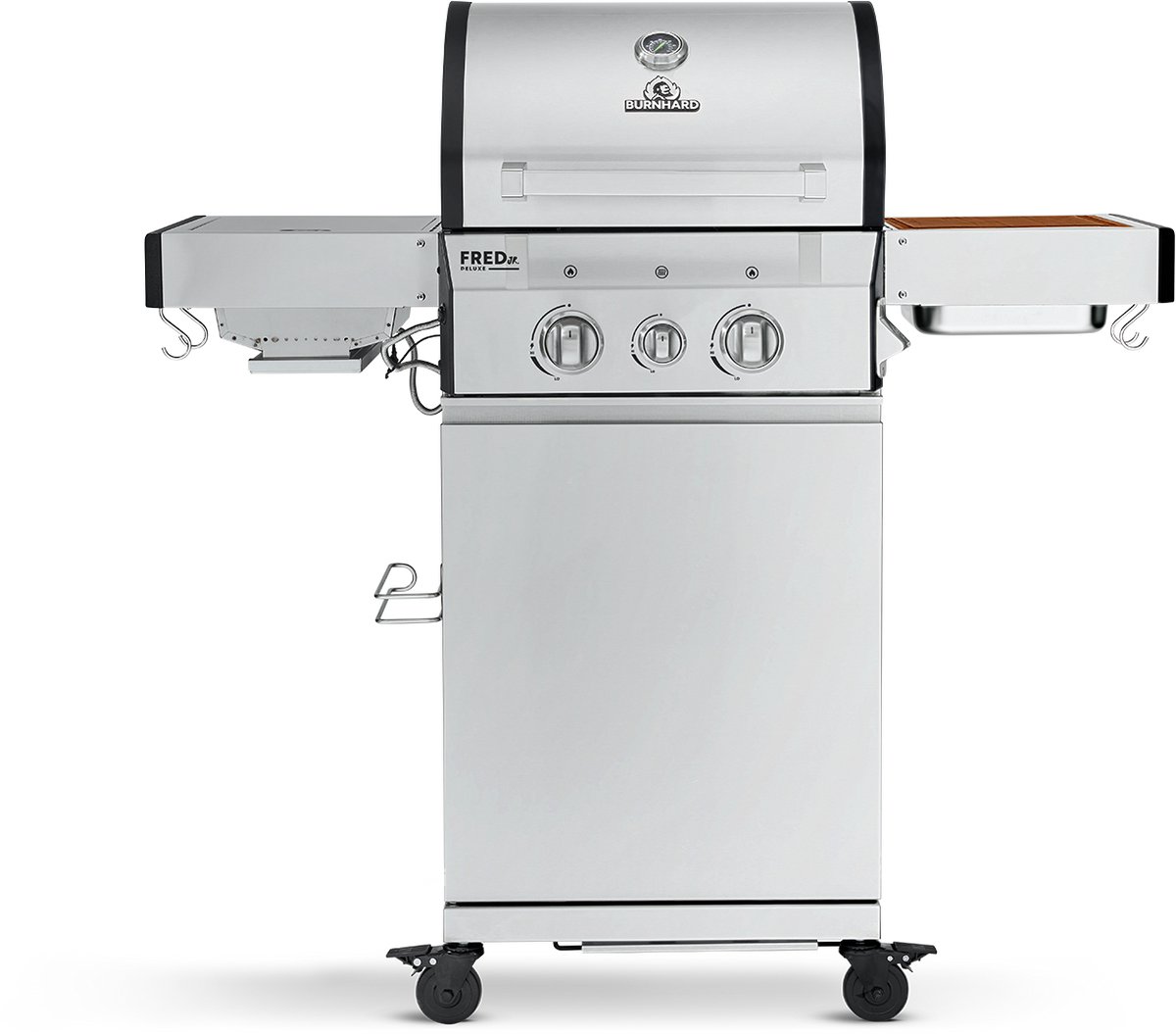 BURNHARD 2 Branders gasbarbecue FRED Jr. Deluxe Series 3