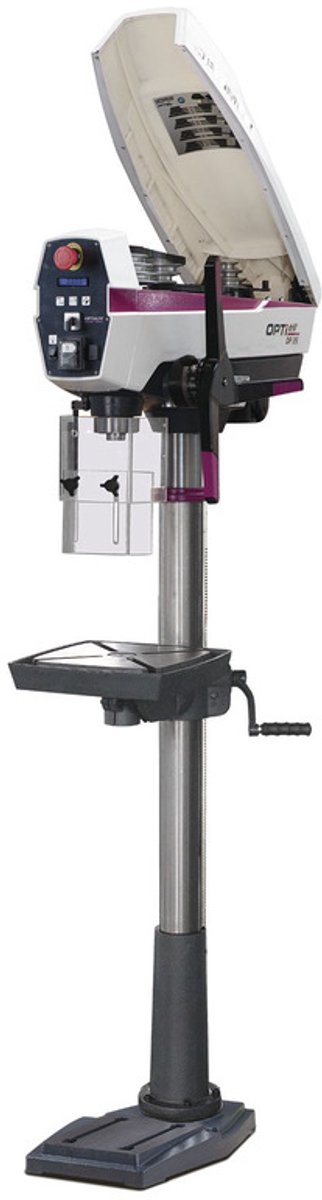 Moderne kolomboormachine boren tot ø 25 mm opname MK3 0,75 kW 400V digitale weergave snelheden Optidrill DP26-F 400V