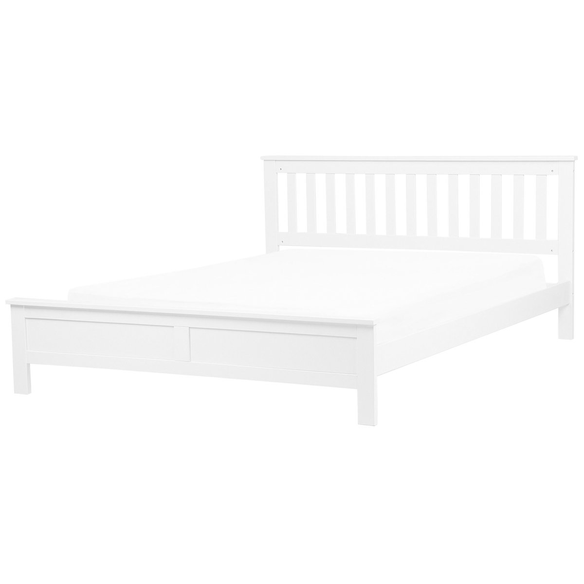 MAYENNE - Tweepersoonsbed - Wit - 180 x 200 cm - Dennenhout