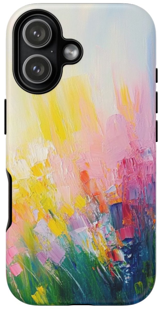 Abstracte Kleurrijke Verfstreken – Telefoonhoesje Geschikt voor iPhone 17