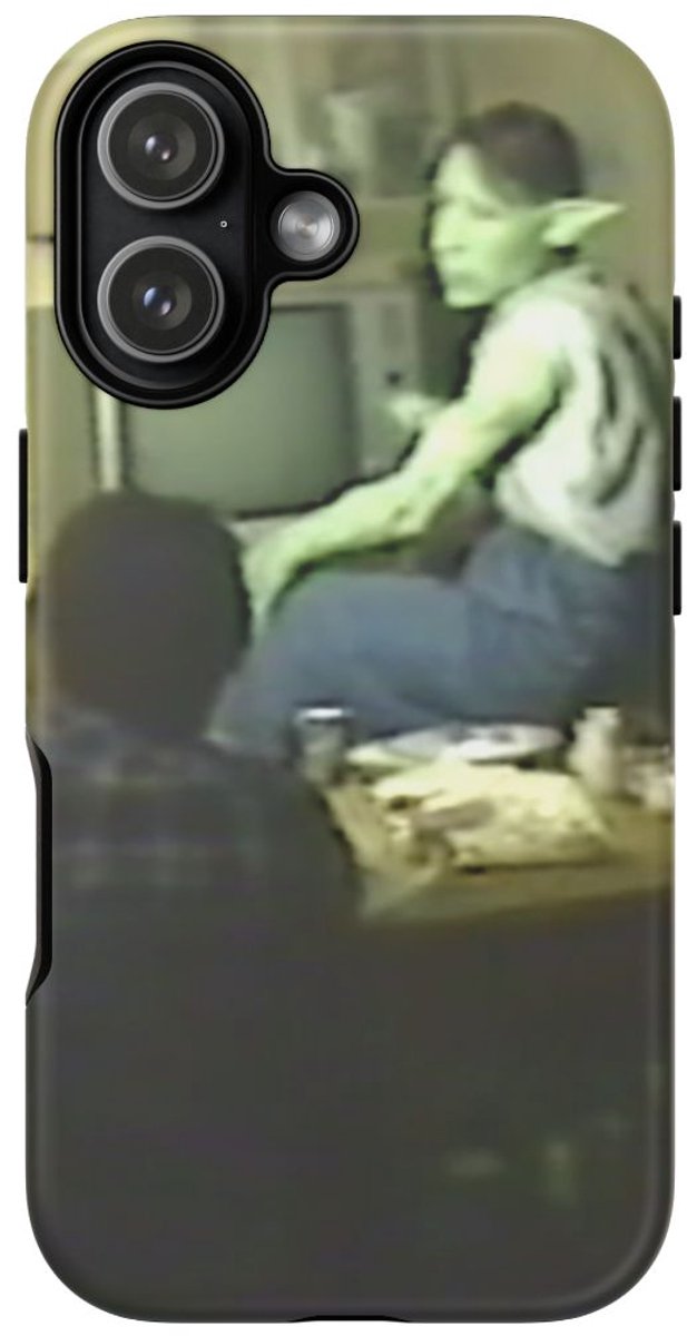 Sfeervolle Vintage Kamer met Elf – Telefoonhoesje Geschikt voor iPhone 17