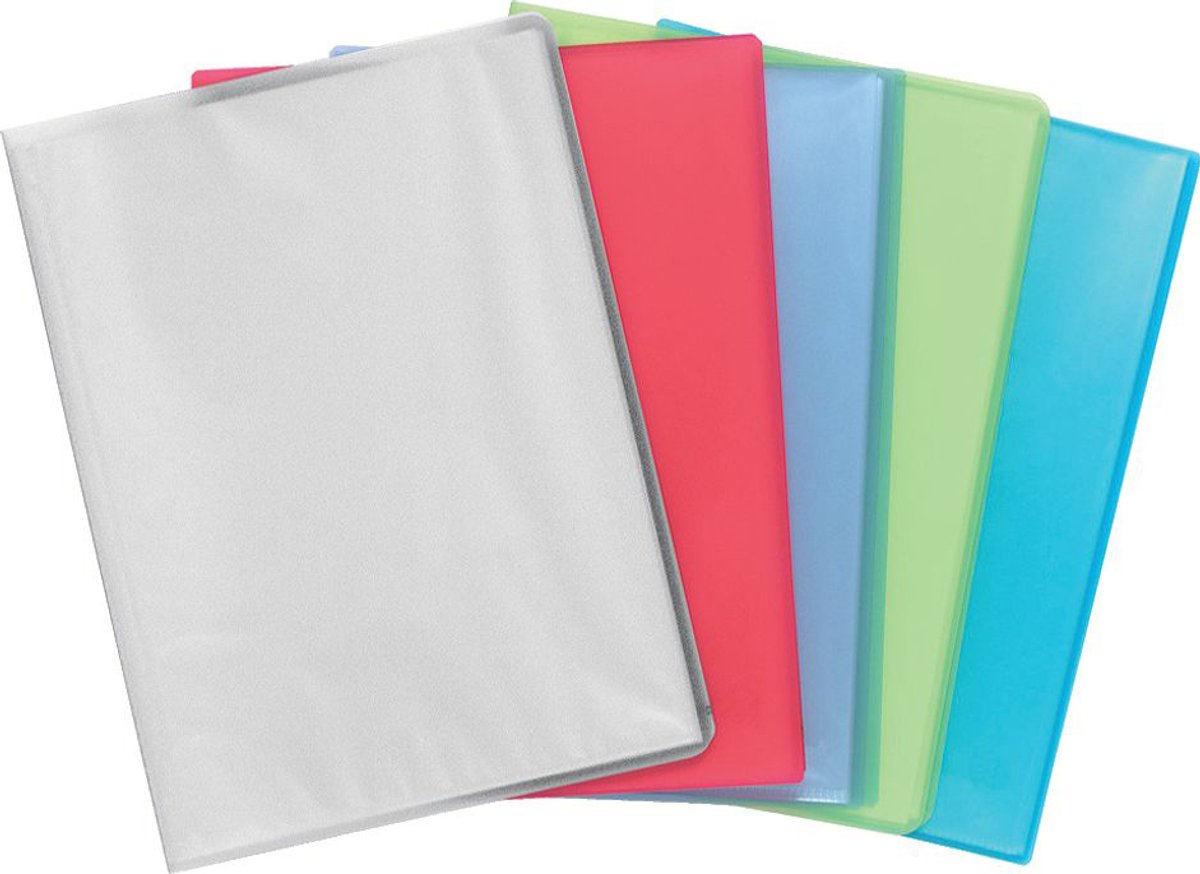 Exacompta Chromaline showalbum met vaste rug PP - 40 tassen - 80 zichten - A4 - Transparant - 85460E