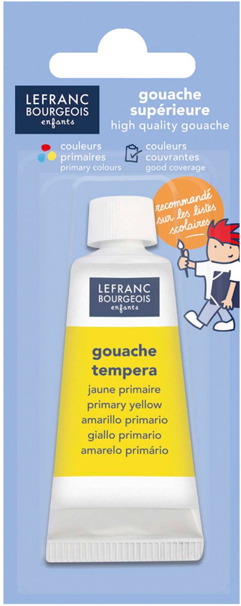 Lefranc Bourgeois gouacheverf 20 ml, primariblauw
