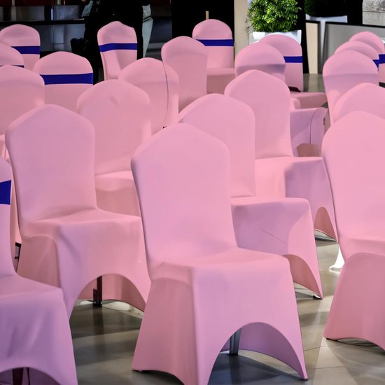 Elastische Wasbare Stoelhoezen voor Evenementen - Set van 6 — afbeelding 3