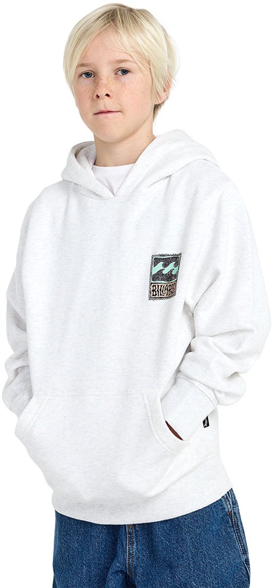 Billabong Foundation Po Hoodie 8 Years Jongens Oatmeal Heather