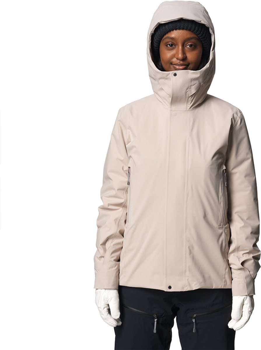 Houdini Ride Insulated Jas Beige S Vrouw