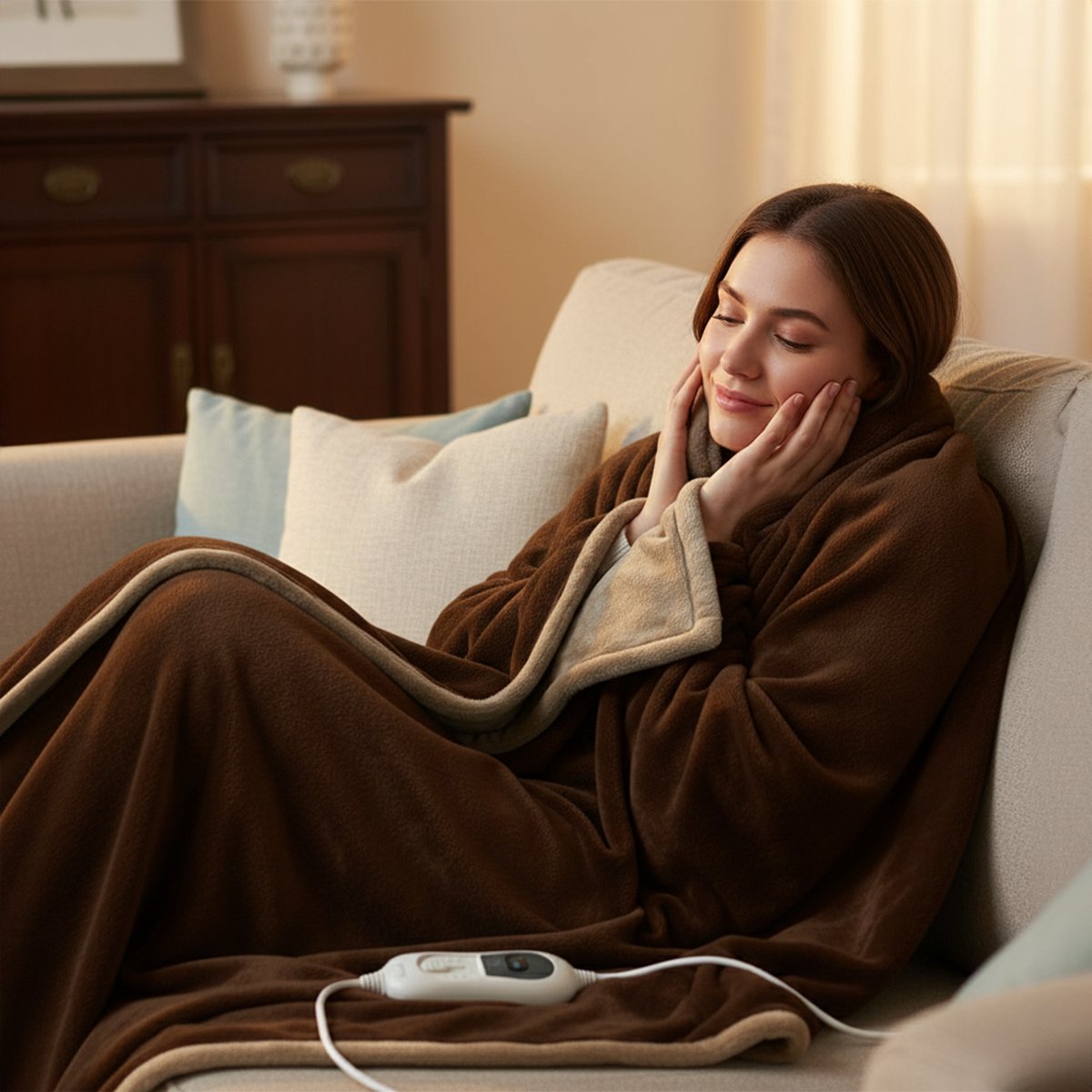 Goliving Elektrische Fleece Plaid - afbeelding 2