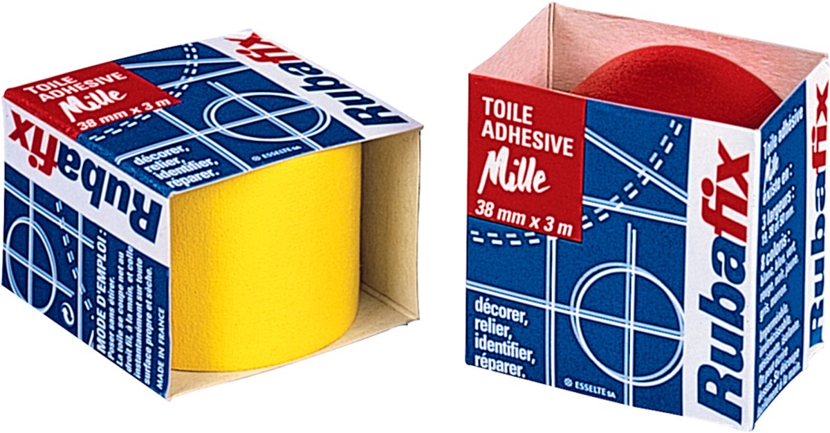 Rubafix weefselband, 50 mm x 3 m, zwart