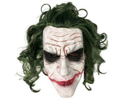 Maskers - Halloween maskers volwassenen - Jack de Clown Joker masker - Horror masker - Carnaval masker - Killer clown masker - Opvallend groen haar - Perfecte Joker kostuum aanvulling - Professionele karakteruitbeelding - Themafeesten - Carnaval, ke