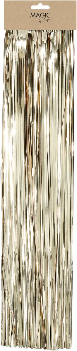 Inge christmas decor Engelenhaar - goud - 50 cm - lametta haar - folie - tinsel - kerstversiering - kerstboomversiering