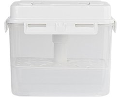 Kimchi Fermentatiecontainer 4L – Geperst, Transparant, Duurzaam & Vaatwasmachinebestendig – Voor Kimchi, Zuurkool en Gefermenteerde Groenten
