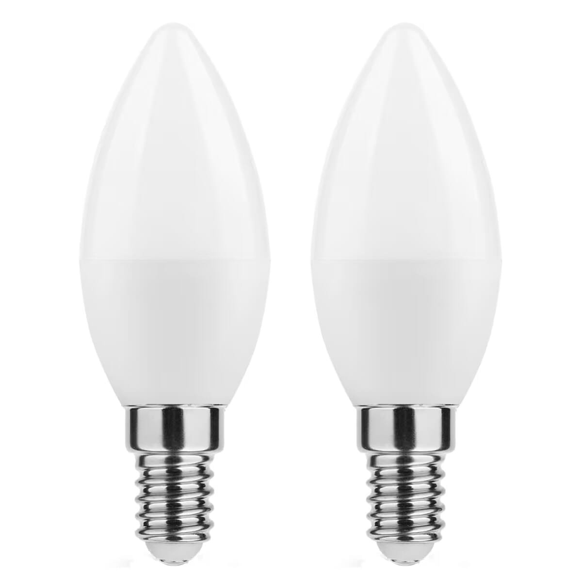 Technik E14 LED Lamp 4.9W - 490lm - 6000K - Daglicht Wit - LED Kaarslamp B35 - Vervangt 45W Halogeen Gloeilamp - 2 stuks