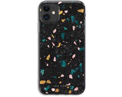 Case Company® - Coque iPhone 11 - Terrazzo N°10 - Coque / Coque Souple - Protection sur tous les côtés - Côtés Transparents - Protection Over the Edge - Coque Arrière