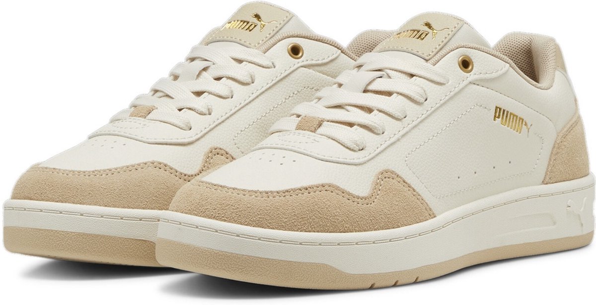 Puma Damen Schuhe Low Court Classy SD 397485 Alpine Snow-toasted Almond